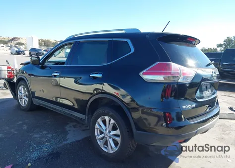 2015 Nissan Rogue Sv из США, поврежденный, VIN KNMAT2MVXFP584162